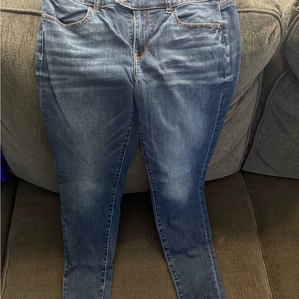 American Eagle Outfitters Dark Blue Skinny Jeans